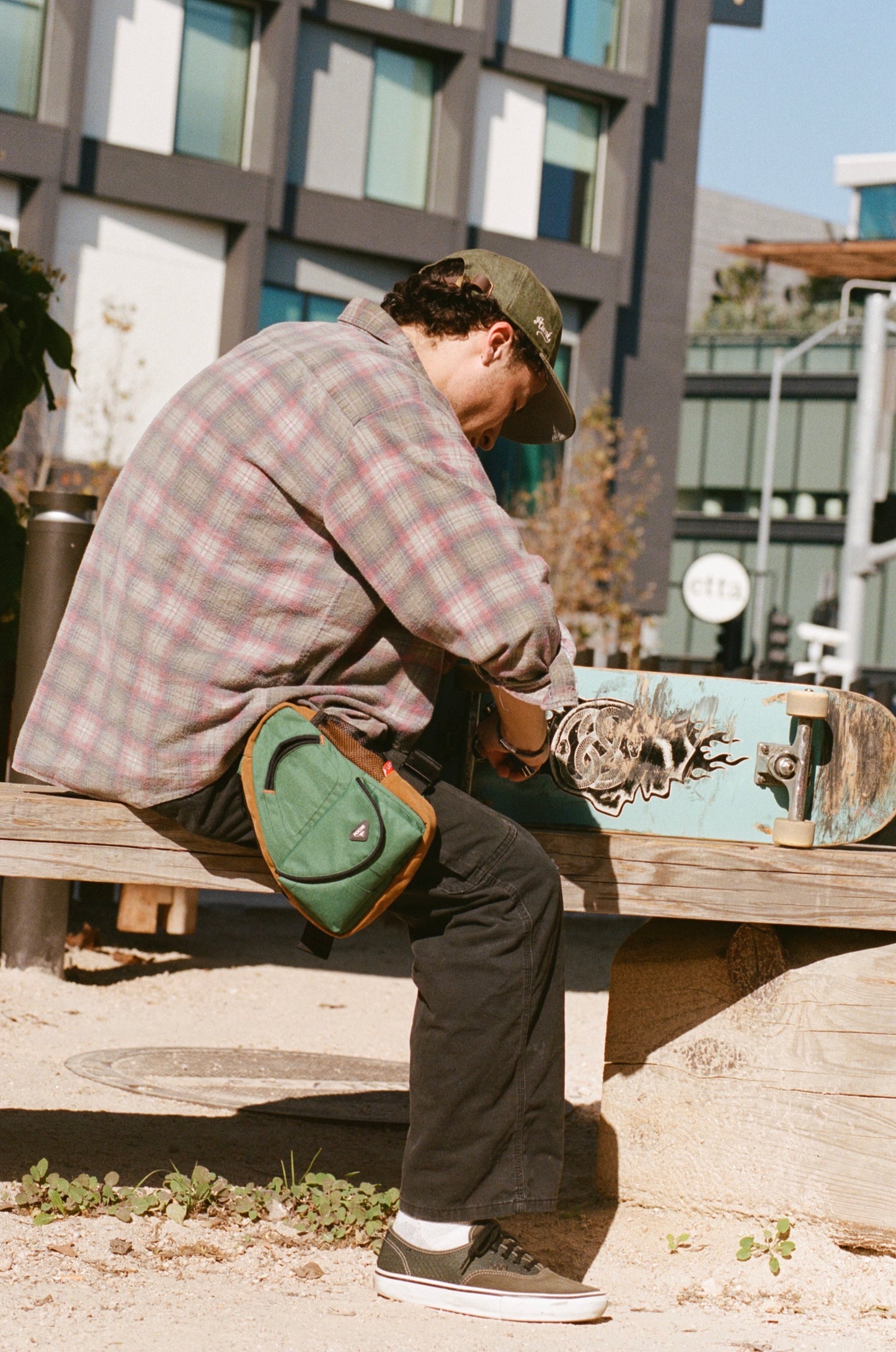 02_Forest Green - Suede Holster Pouch