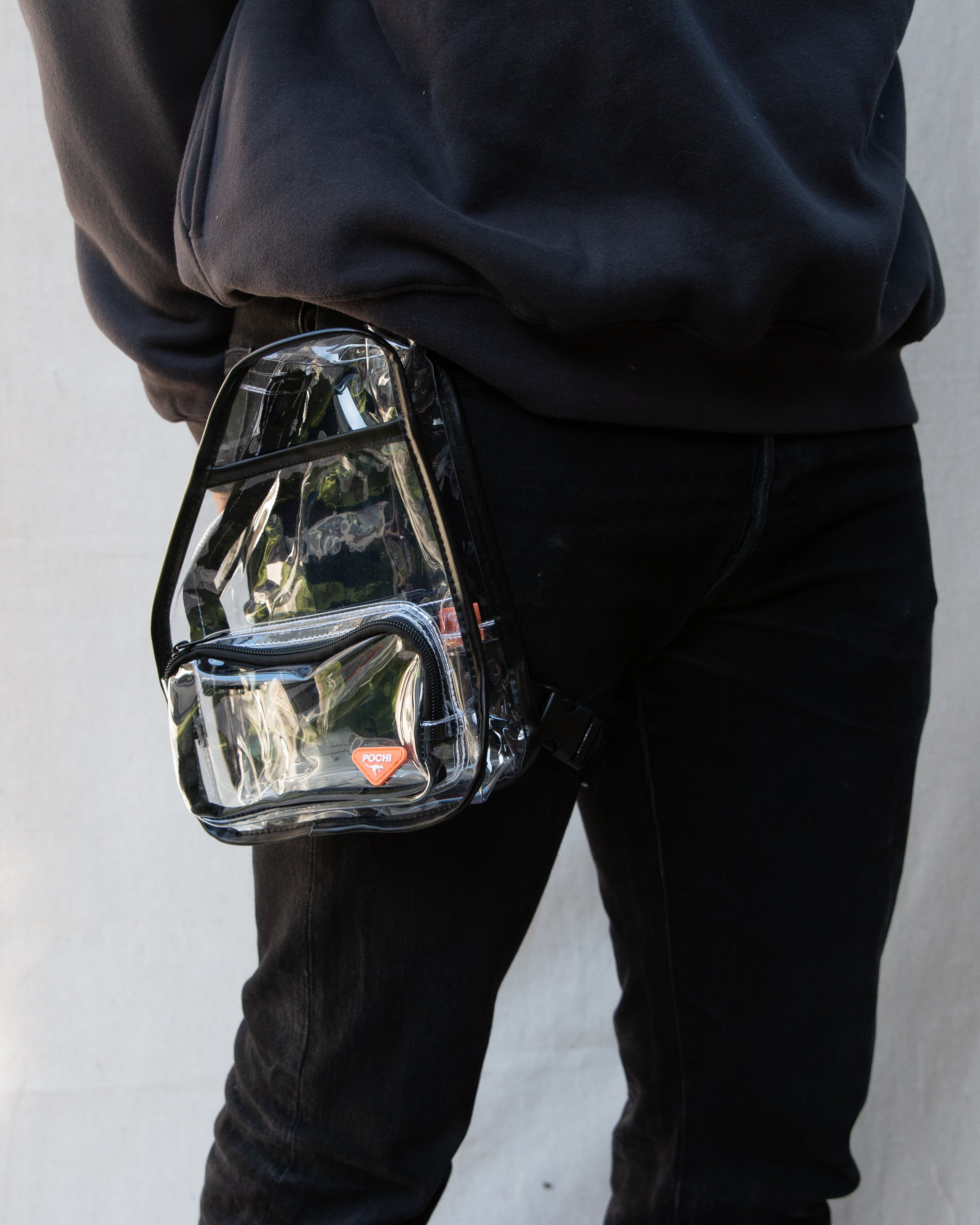 Places and faces online transparent bag