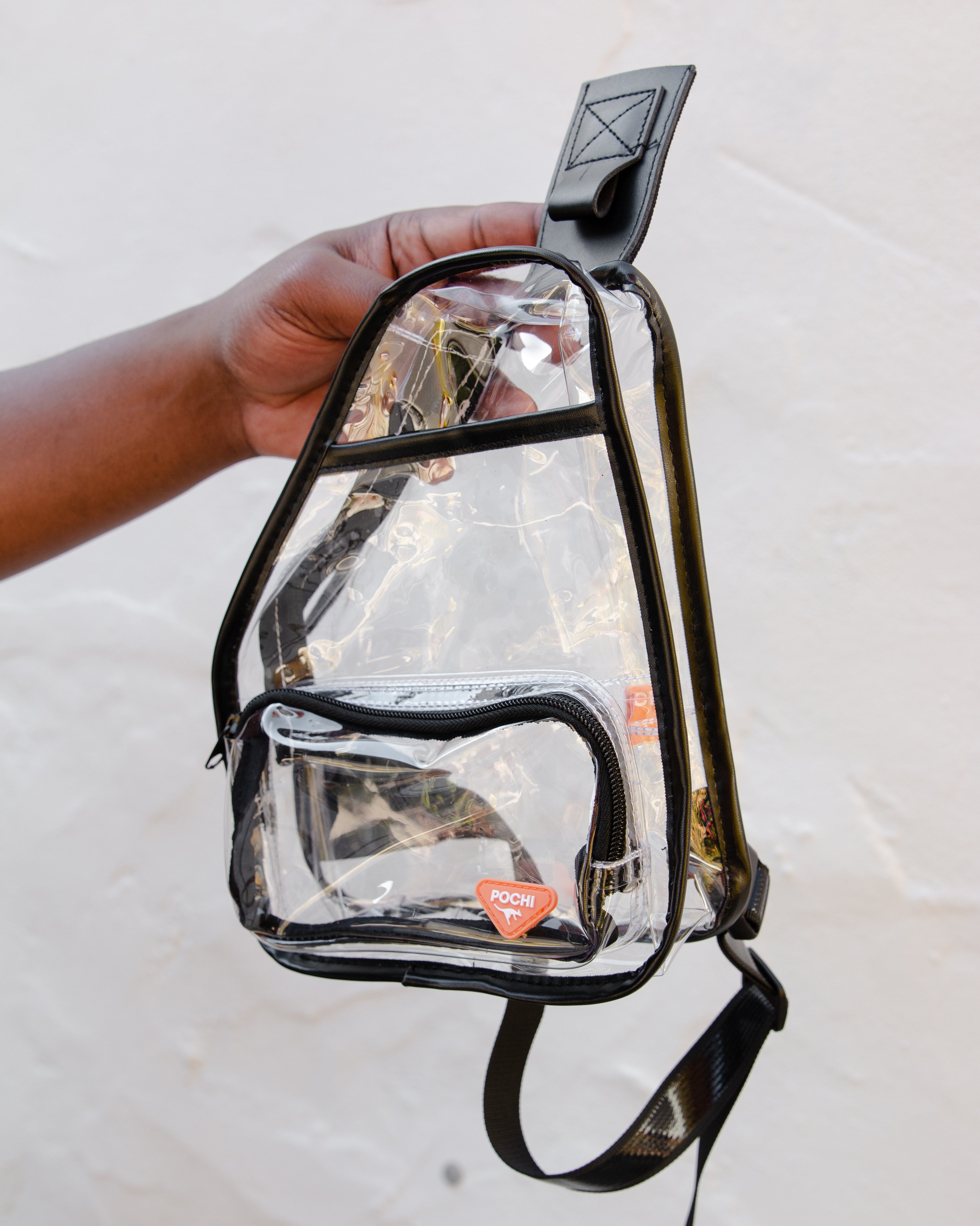 Clear side online bag